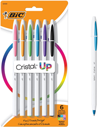 Bic Cristal Ballpoint Pen 6 Pk