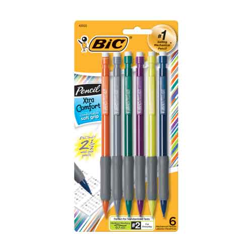 Bic Mechanical Pencil .7Mm 6 Pk (SKU 10447581168)