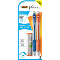 Bic Velocity Pencil 0.7Mm 2 Pk