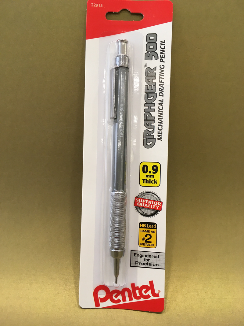 Pentel GraphGear 500 Mechanical Pencil 0.9 mm