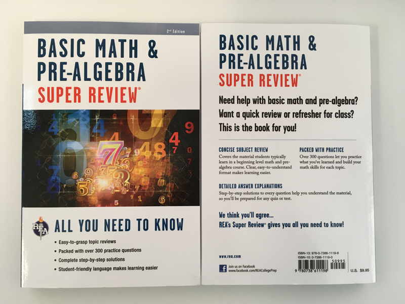 Super Review Basic Math & Pre-Algebra (SKU 10514504189)