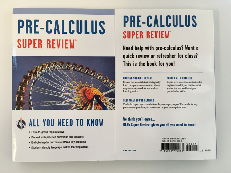 Pre-Calculus Super Review (SKU 10014349189)